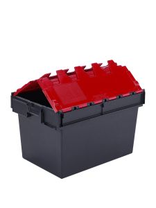 GPC Stackable containers with Coloured Attached Lids
